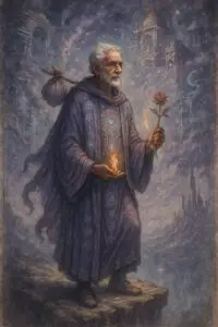wandering fool 4 part of the fool series old tarot