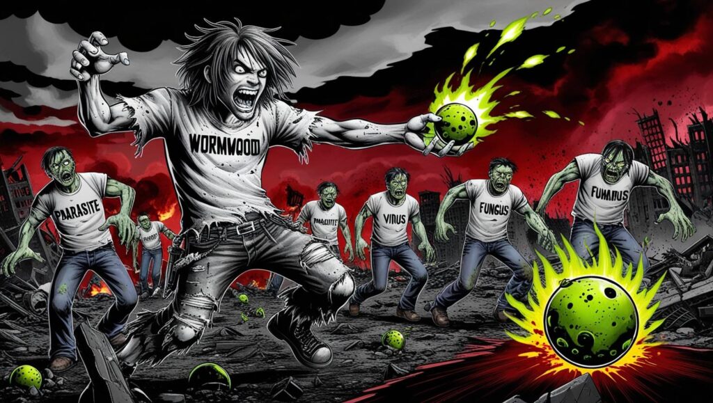 The parasite war series nr 3 wormwood parasite kill in comic art