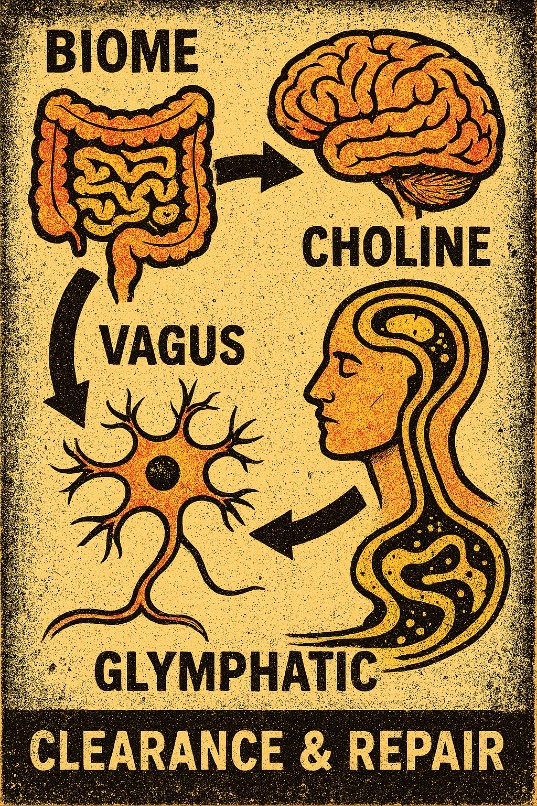 trio to glymphatic circadian loop flow resized.png grunge art comic