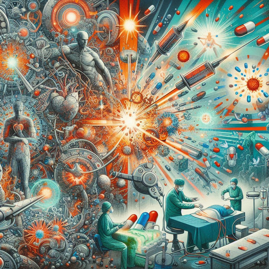 comic art exposing the order and chaos of biology